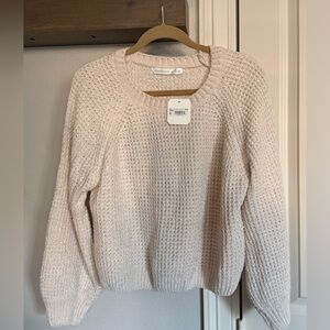 Altar'd State Soft Cream Knit Sweater